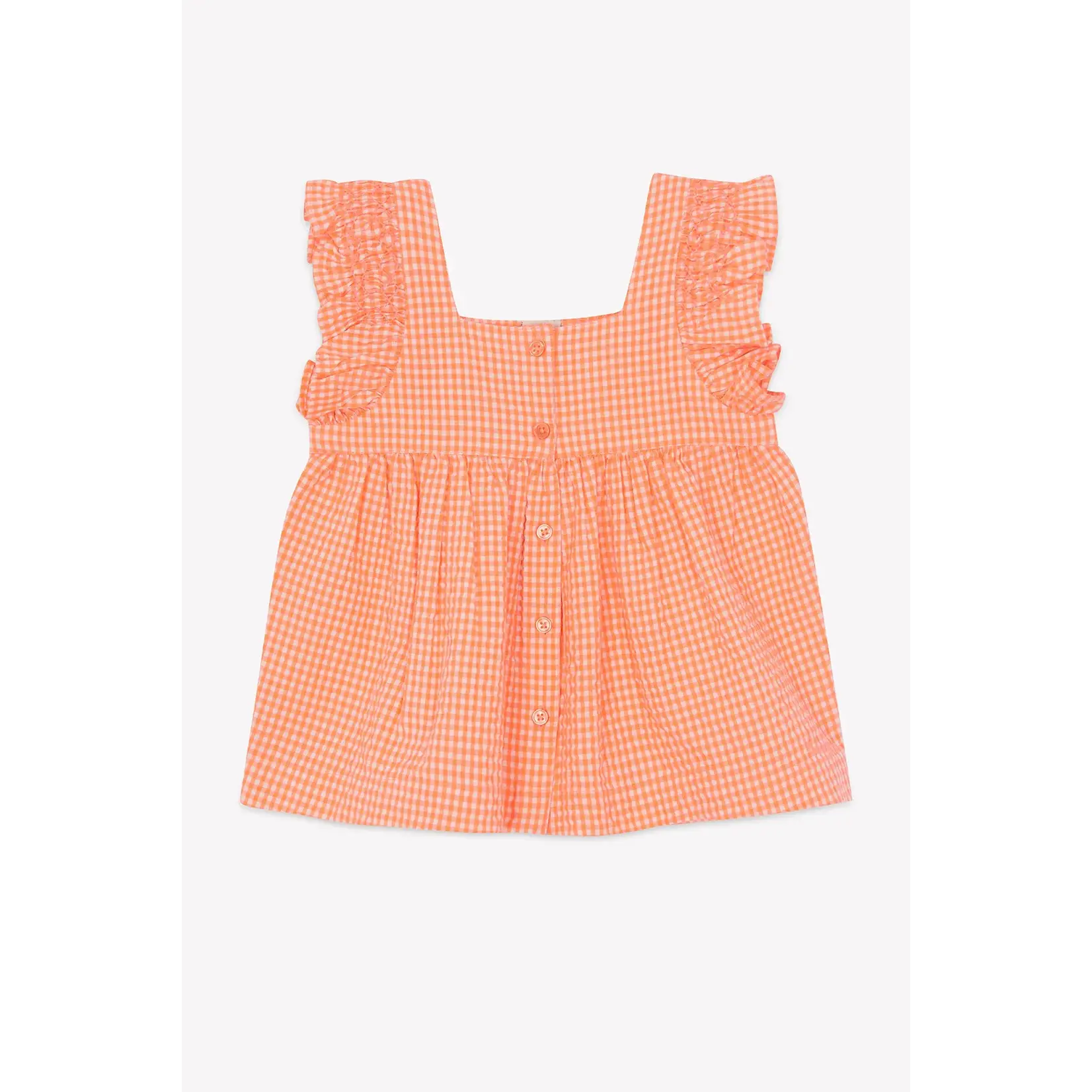 Bonton Paris CHEMISE NELLY CHEMISE CARREAU FLUO