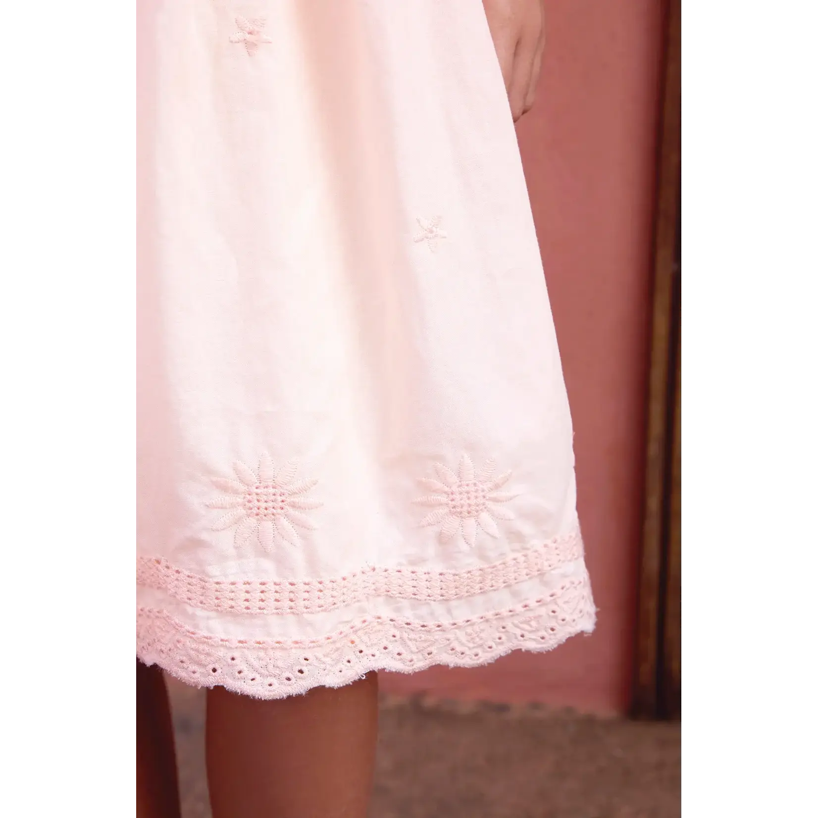 Bonton Paris ROBE GEORGETTE Robe Manches courtes ROSE SUNSET