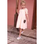 Bonton Paris ROBE GEORGETTE Robe Manches courtes ROSE SUNSET