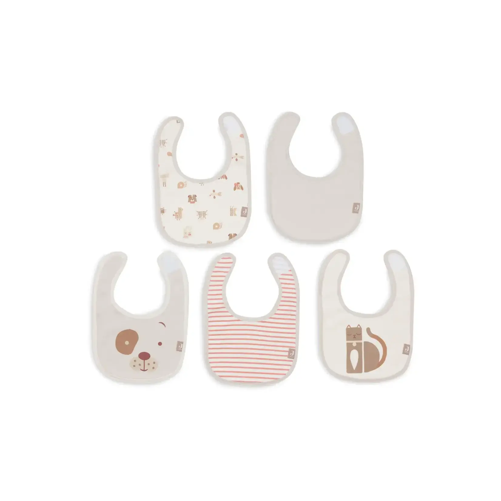 Jollein Slab Jersey Waterproof - Animal Friends - 5 Stuks