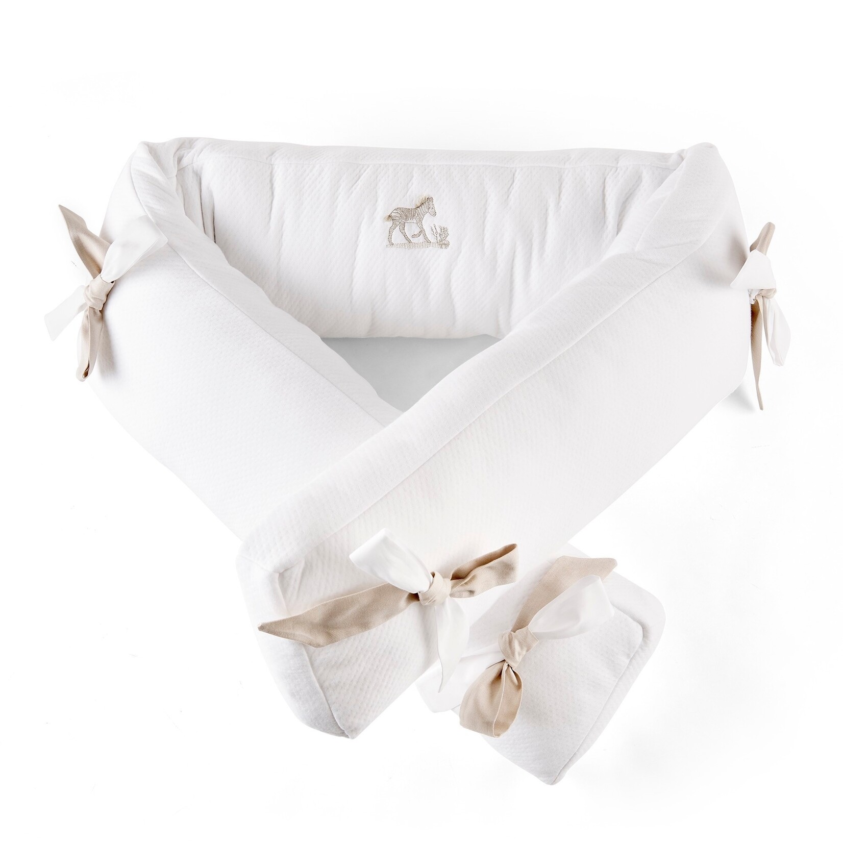 Théophile & Patachou Bedbeschermer 210 cm - Gewafeld H: 18 cm