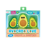Ooly Avocado Love Eraser and Sharpener
