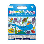 Ooly Ooly - Color-A-Looong Fold Out Kids Coloring Book (Ocean Adventure)