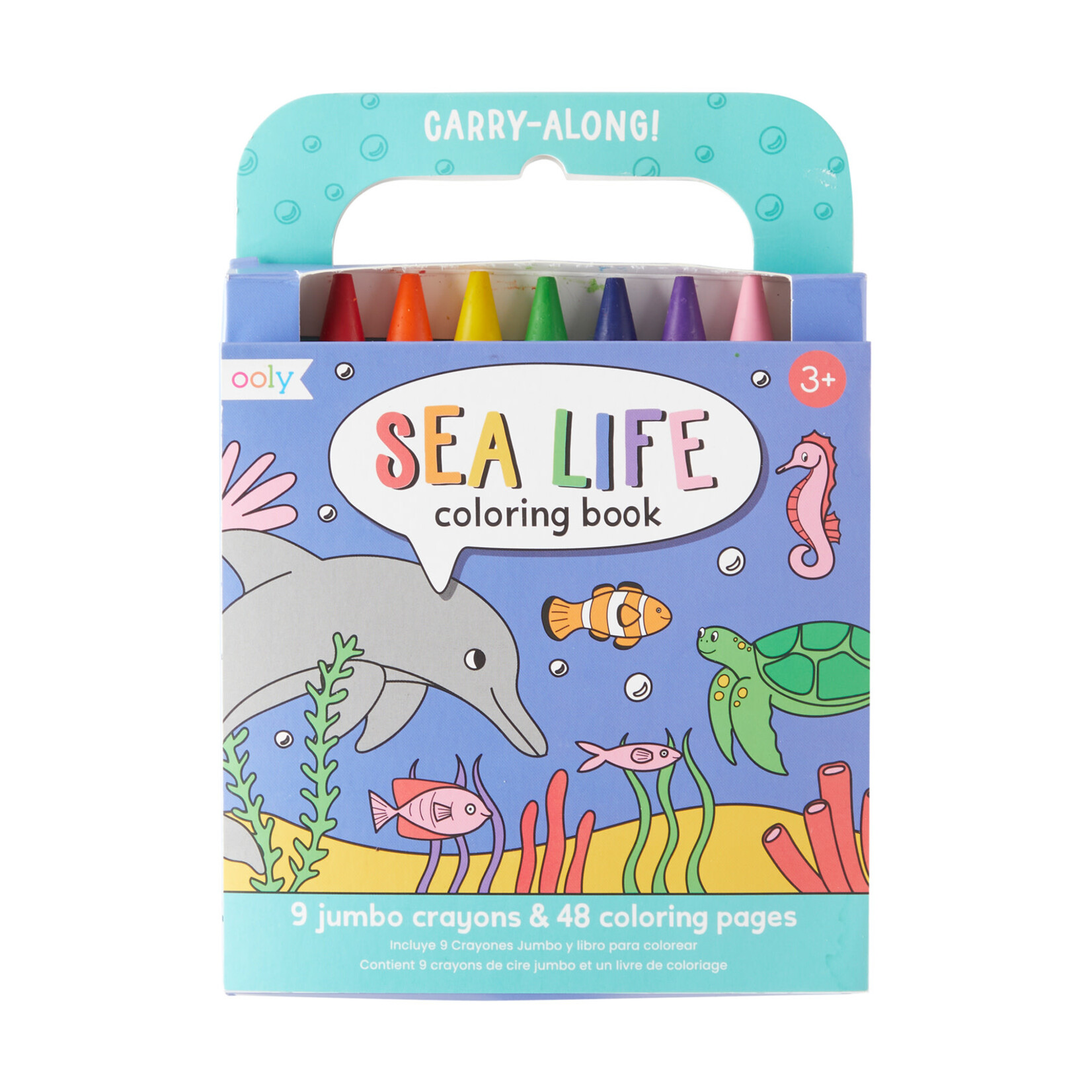 Ooly Ooly - Carry Along Coloring Book - Sea Life