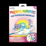 Ooly Ooly - Playful Painters: Easy Watercolor Painting Kit - Rainbow Cuties (25 PC Se