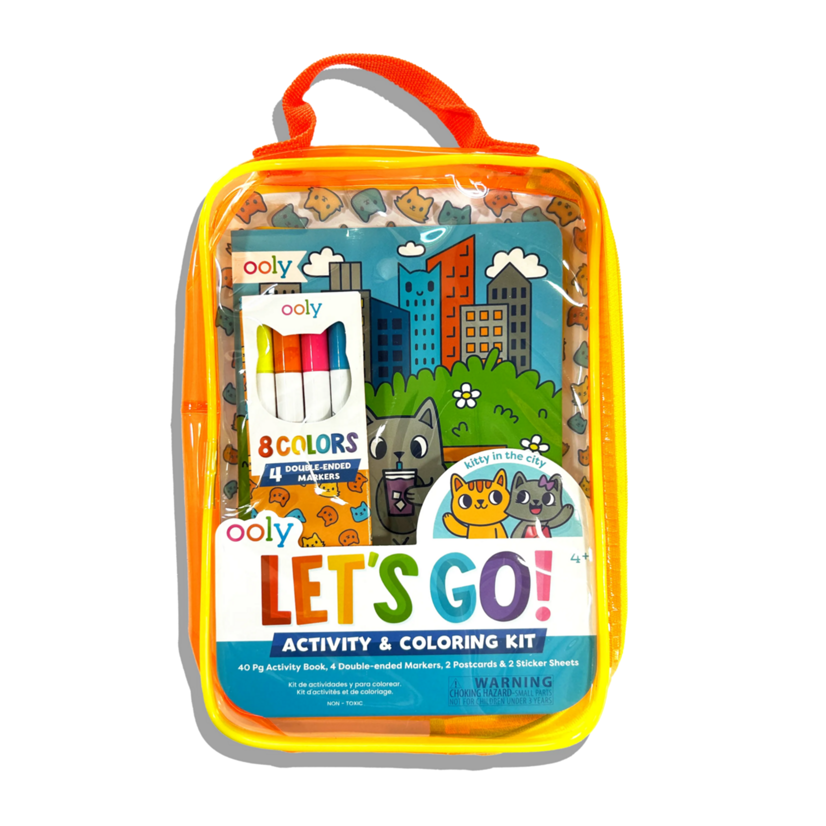 Ooly Ooly - Let's Go!: Activity & Coloring Kit - Kitty In The City