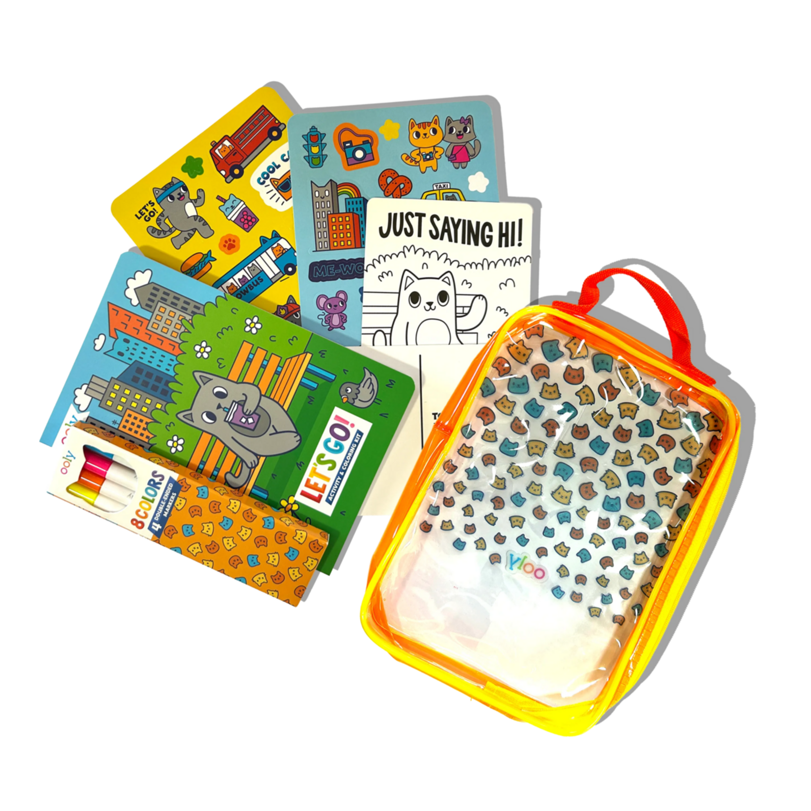 Ooly Ooly - Let's Go!: Activity & Coloring Kit - Kitty In The City