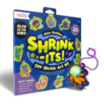 Ooly Ooly - Shrink-Its!: D.I.Y. Shrink Art Kit - Glow Buddies (28 PC Set)