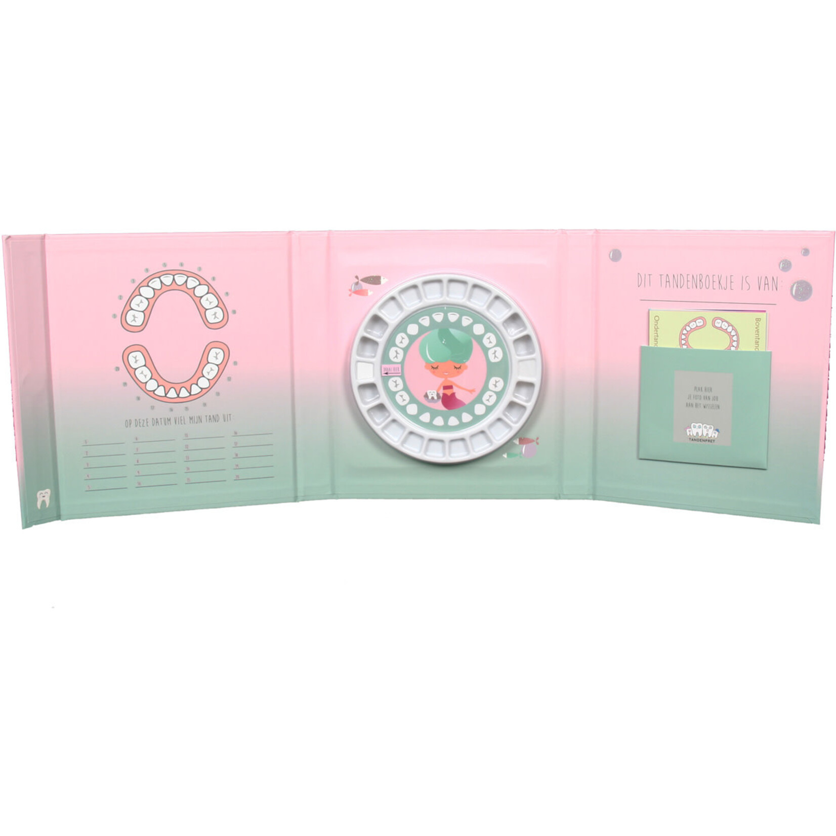 Toothwonders Tandenboekje Zeemeermin