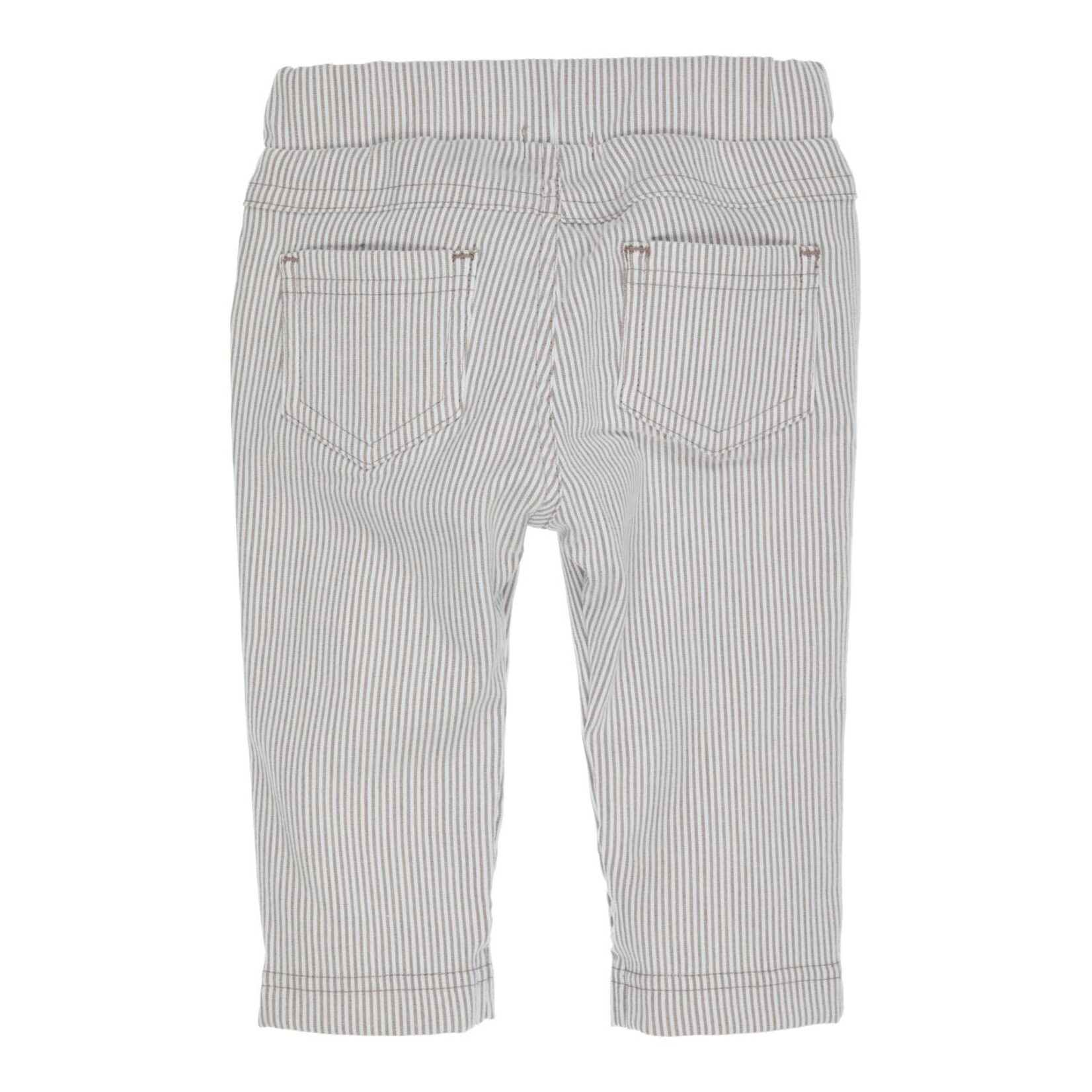 Gymp Trousers Gidi Blue – Beige Beige