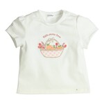 Gymp T-shirt Aerobic Little Picnic Love Pink Off White - Rose