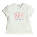 Gymp T-shirt Aerobic Mermaid Laundry Day Beige – Pink Off White - Rose