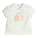 Gymp T-shirt Aerobic Beach Cabins Off White - Orange