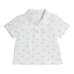 Gymp Polo Josca White - Light Blue