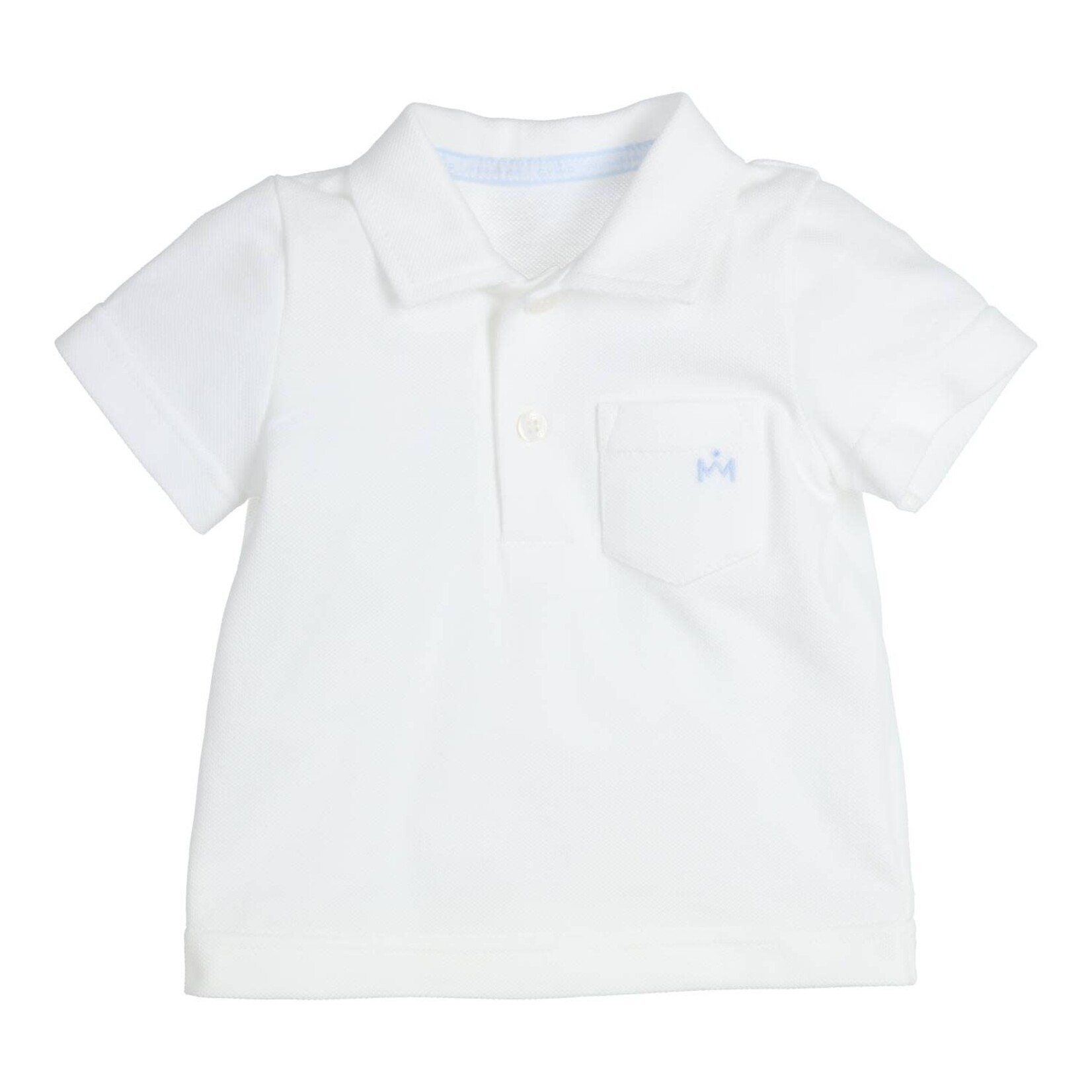 Gymp Polo Pikachu White - Light Blue