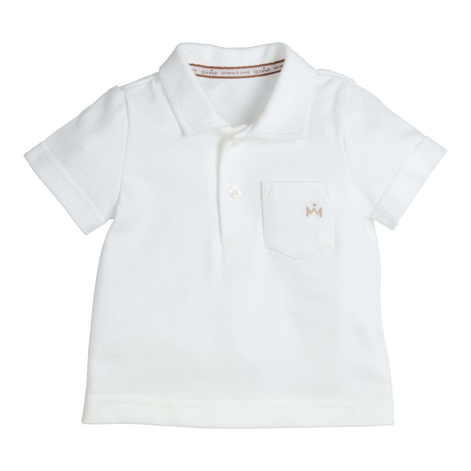 Gymp Polo Pikachu White - Beige