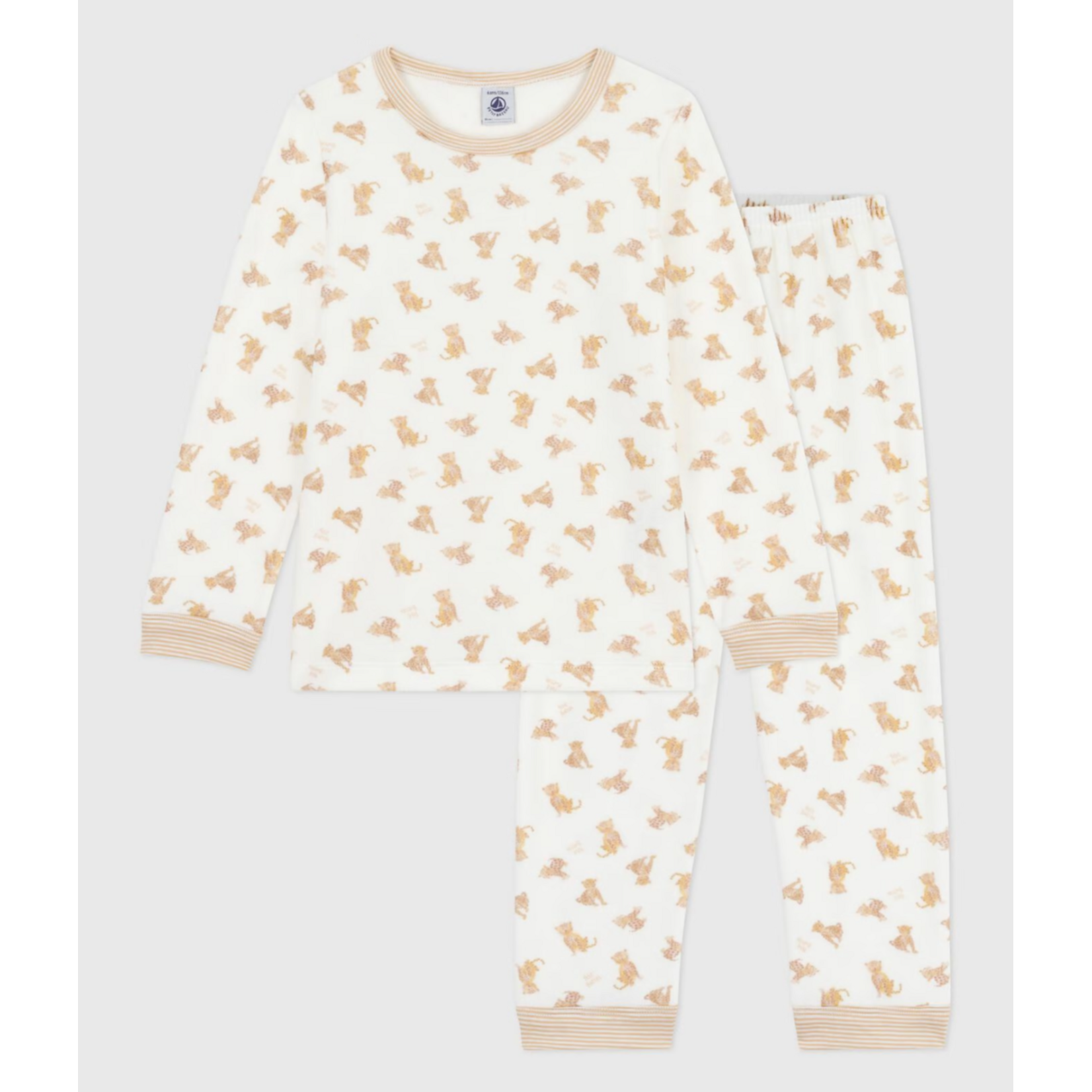 Petit Bateau PYJAMA MILK/MULTICO A0EAG