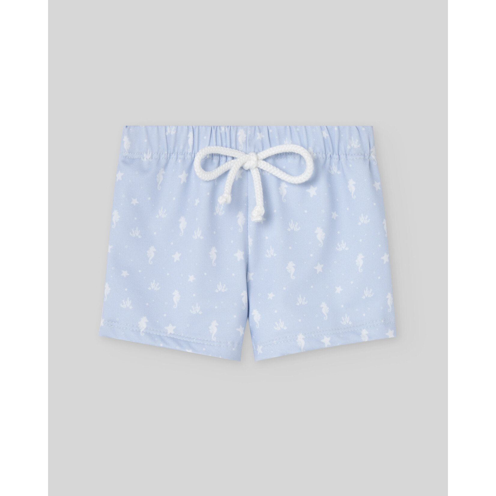 Paz Rodriguez KNIT NEWBORN  BOY SWIMSUIT "BAÑO V26" Chalk Blue