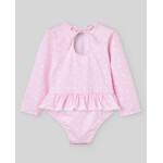 Paz Rodriguez KNIT NEWBORN GIRL SWIMSUIT "BAÑO V26" Chalk Pink