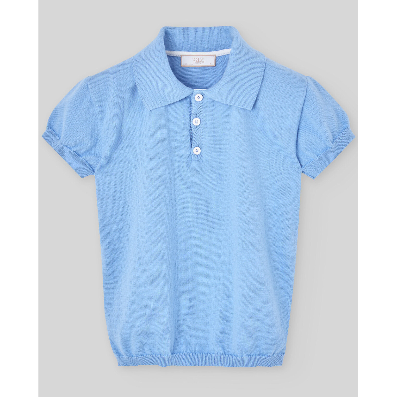 Paz Rodriguez KNIT INFANT BOY POLO T-SHIRT "CORALES" Deep Blue
