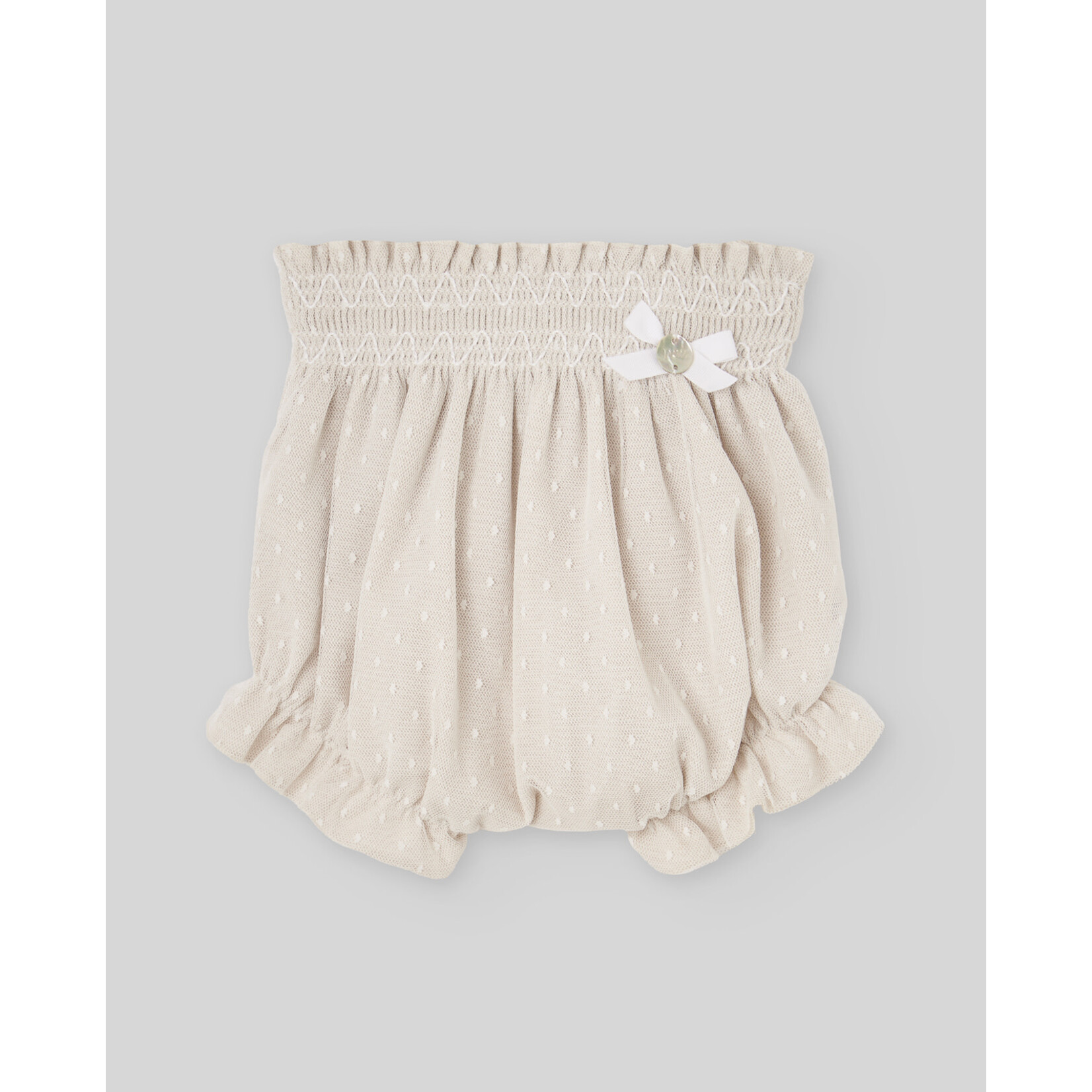 Paz Rodriguez WOVEN NEWBORN BLOOMERS "NECTAR" Linen