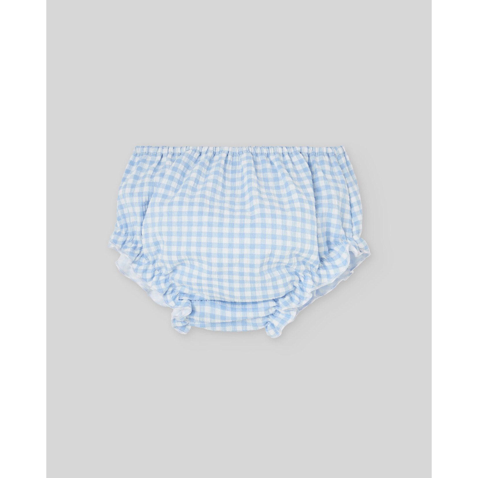 Paz Rodriguez WOVEN NEWBORN BLOOMERS "ANADE" Sky Blue