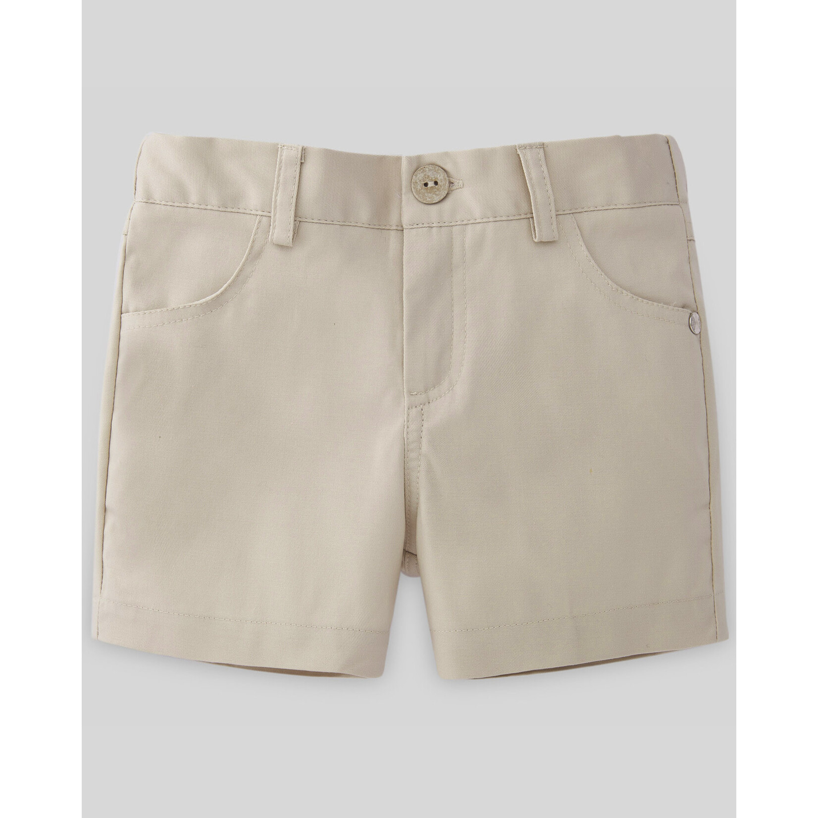Paz Rodriguez WOVEN NEWBORN SHORT "ESENCIAL" Natural