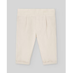 Paz Rodriguez WOVEN NEWBORN TROUSERS "NECTAR" Light Brown