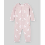 Paz Rodriguez KNIT NEWBORN ROMPER "CUA CUA" Magnolia