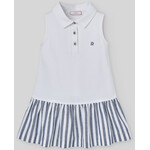 Paz Rodriguez KNIT INFANT GIRL DRESS "ESLORA" White
