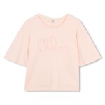 CHLOE TEE-SHIRT MANCHES COURTES Rose C20858