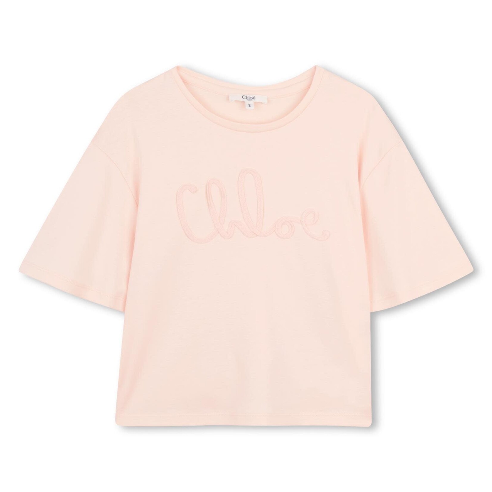 CHLOE TEE-SHIRT MANCHES COURTES Rose C20858