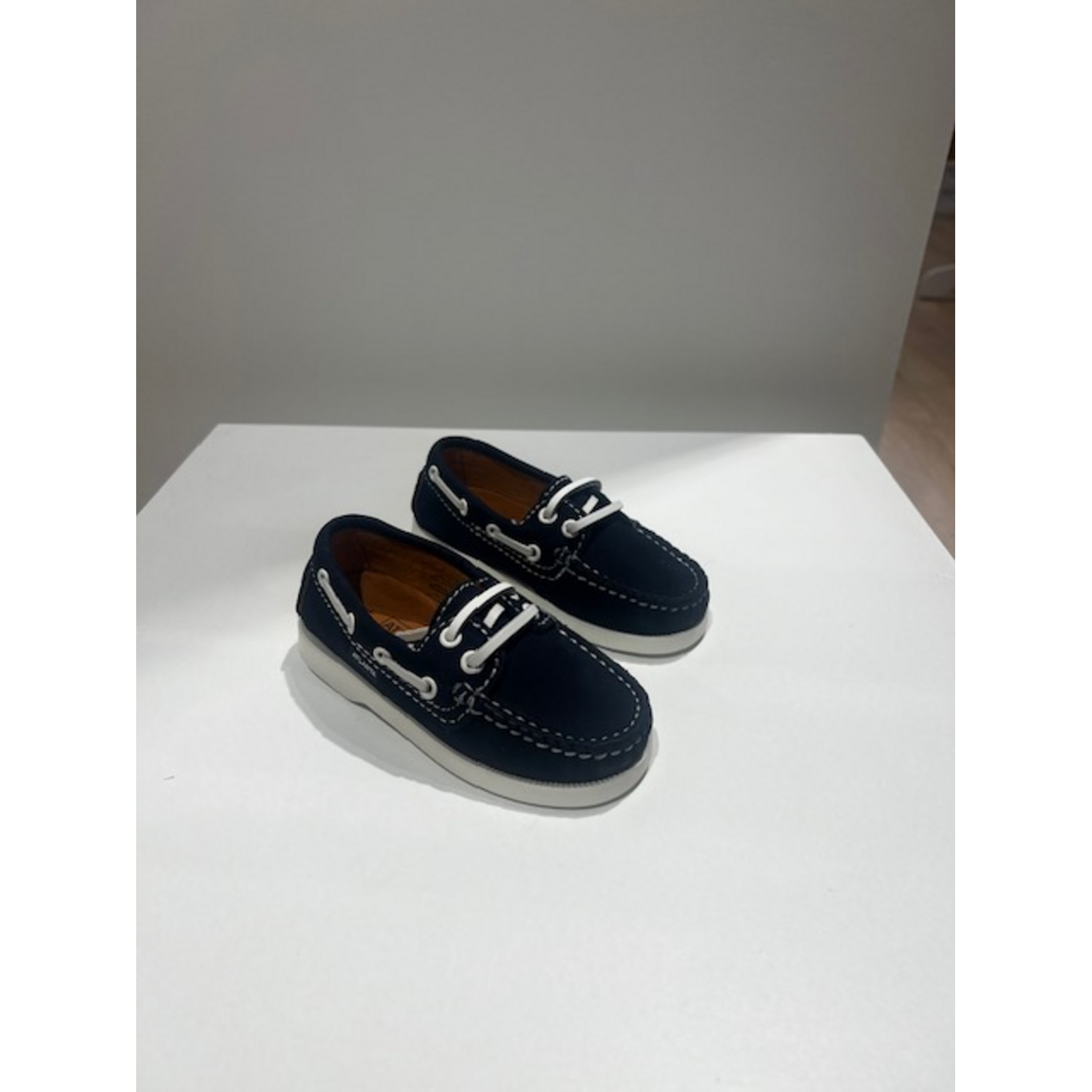 Atlanta Boat Shoe - Blue Dark Nubuk