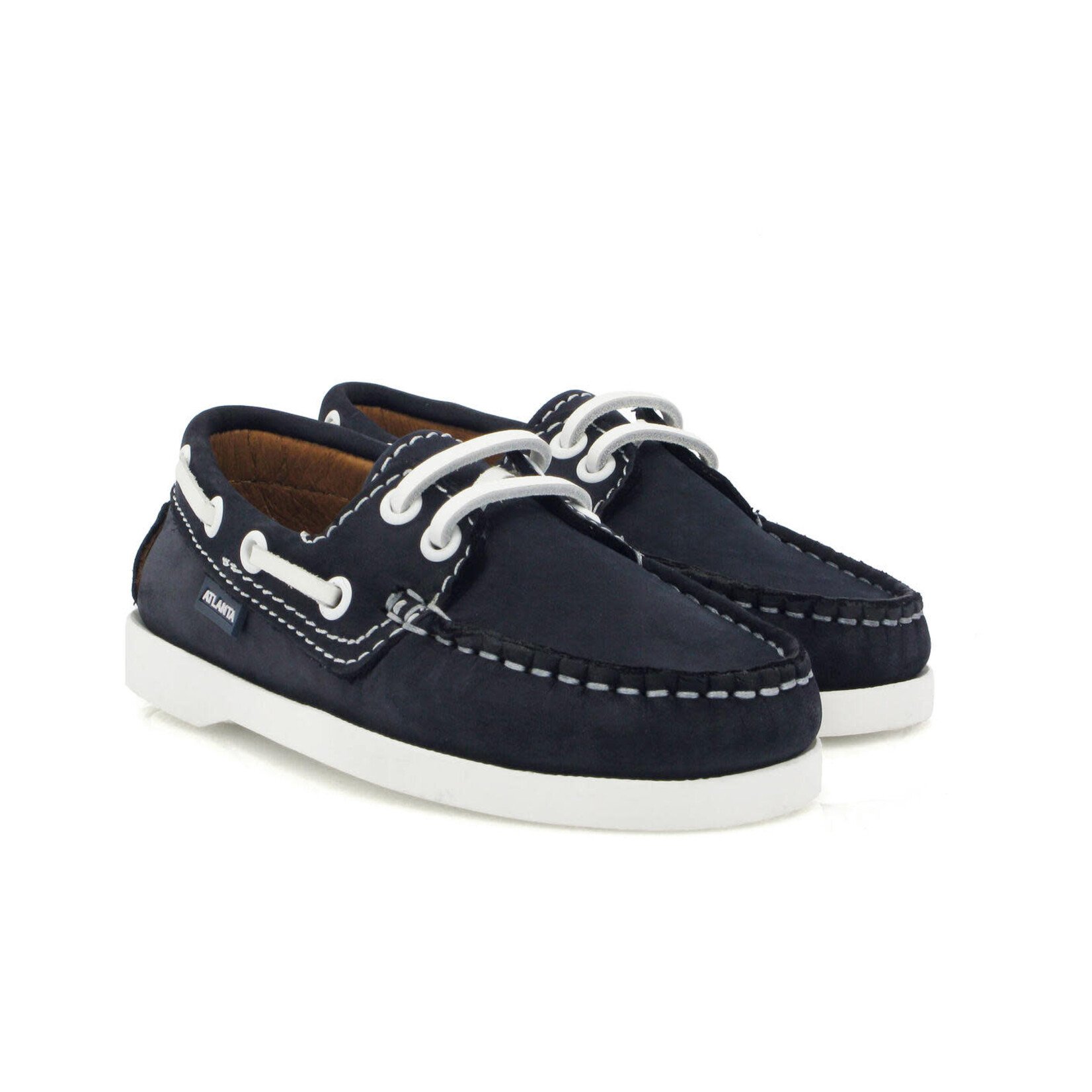 Atlanta Boat Shoe - Blue Dark Nubuk