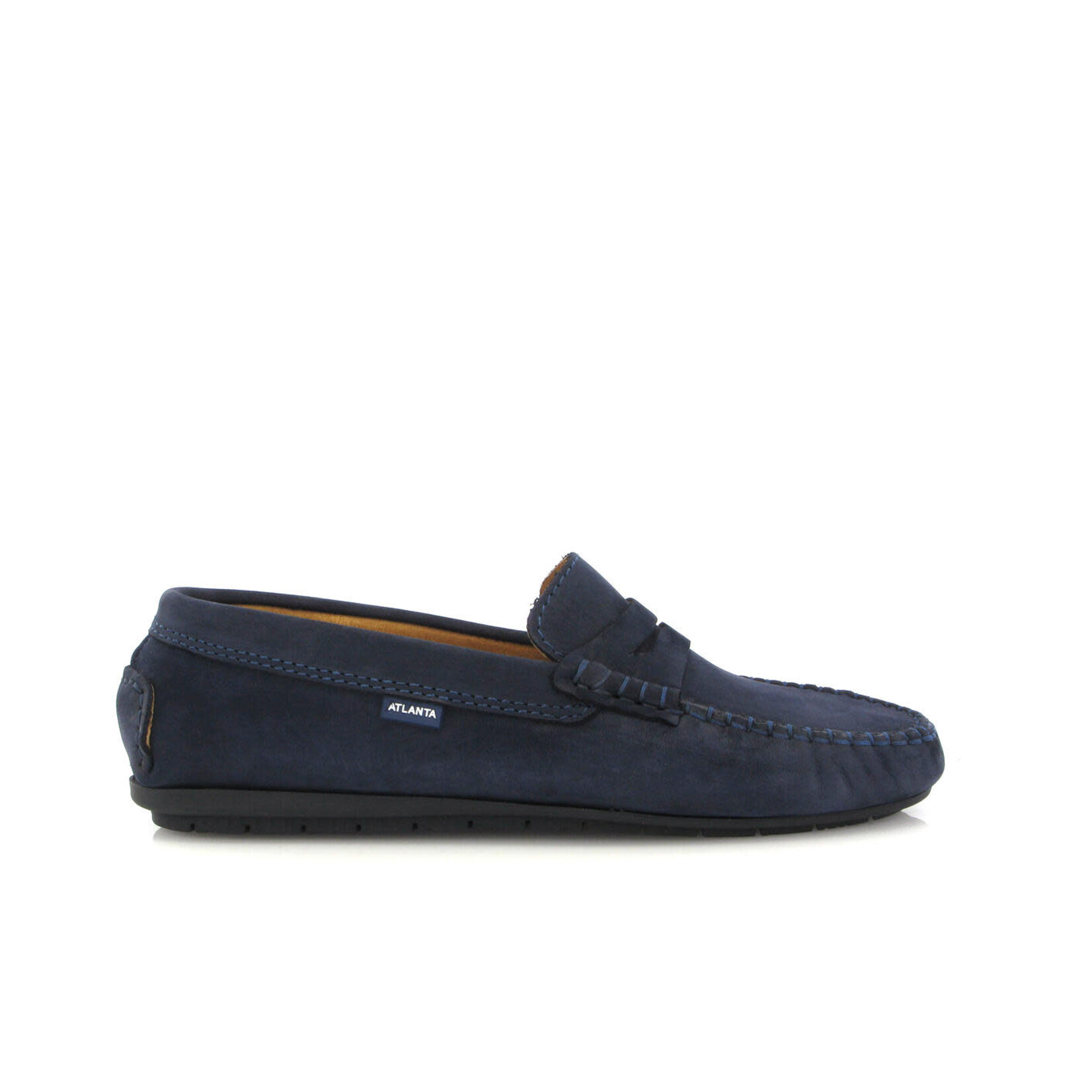 Atlanta Penny Loafer - Blue Dark Nubuk
