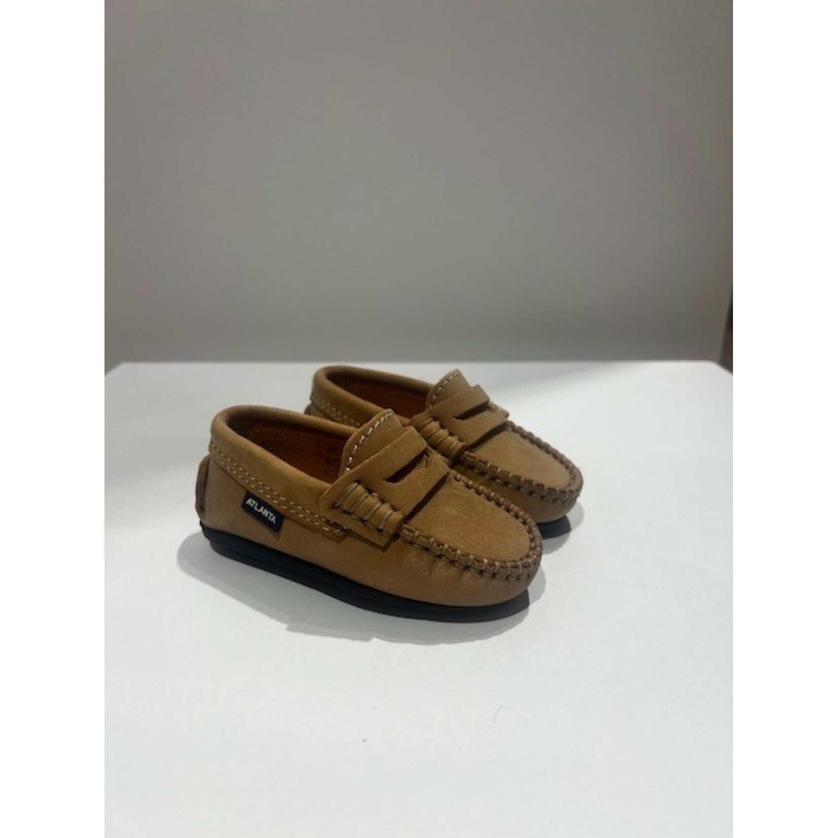 Atlanta Penny Loafer - Beige Nubuk