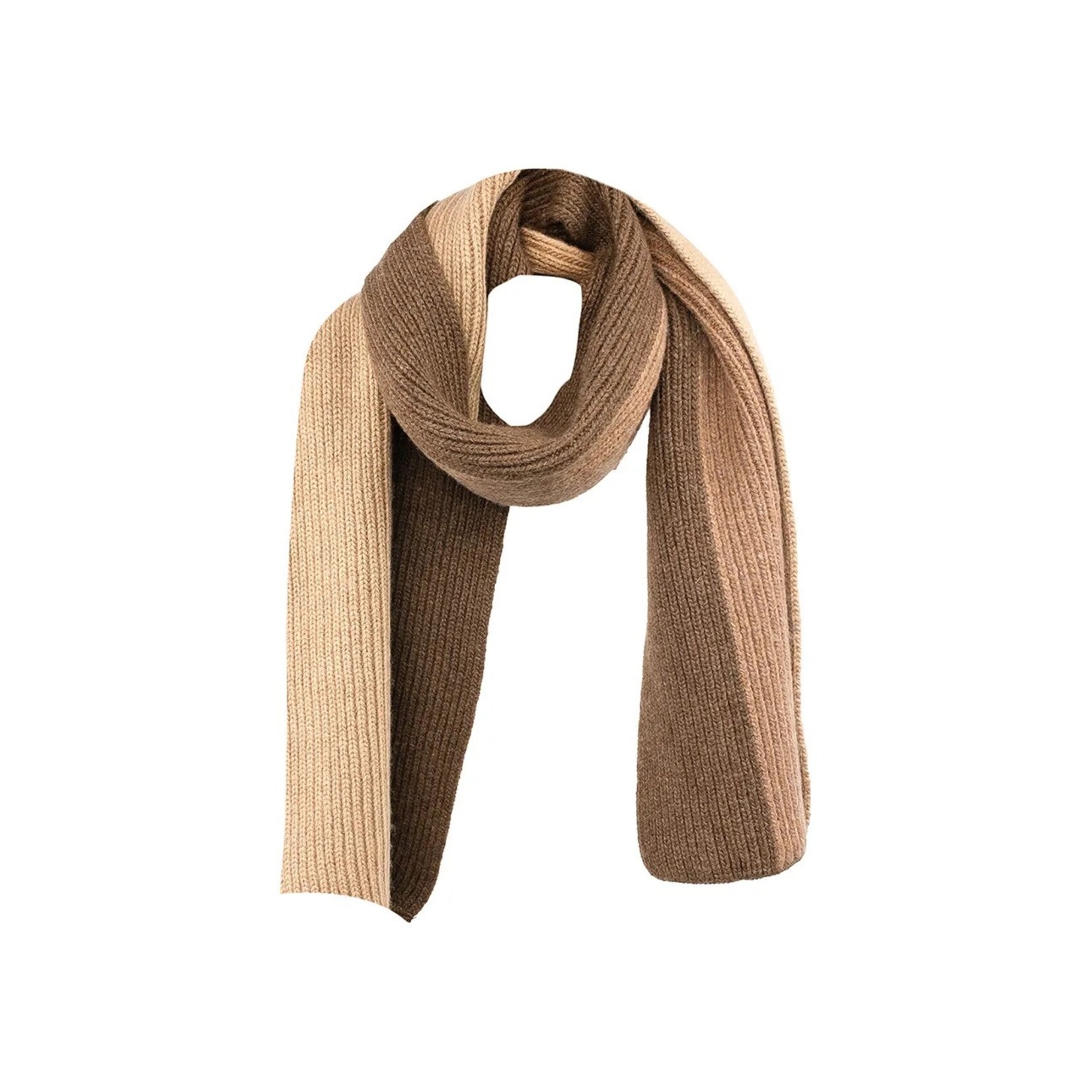 Jamiks JZI118--25X130-22 HANSIN Sjaal 3 colour beige/brown