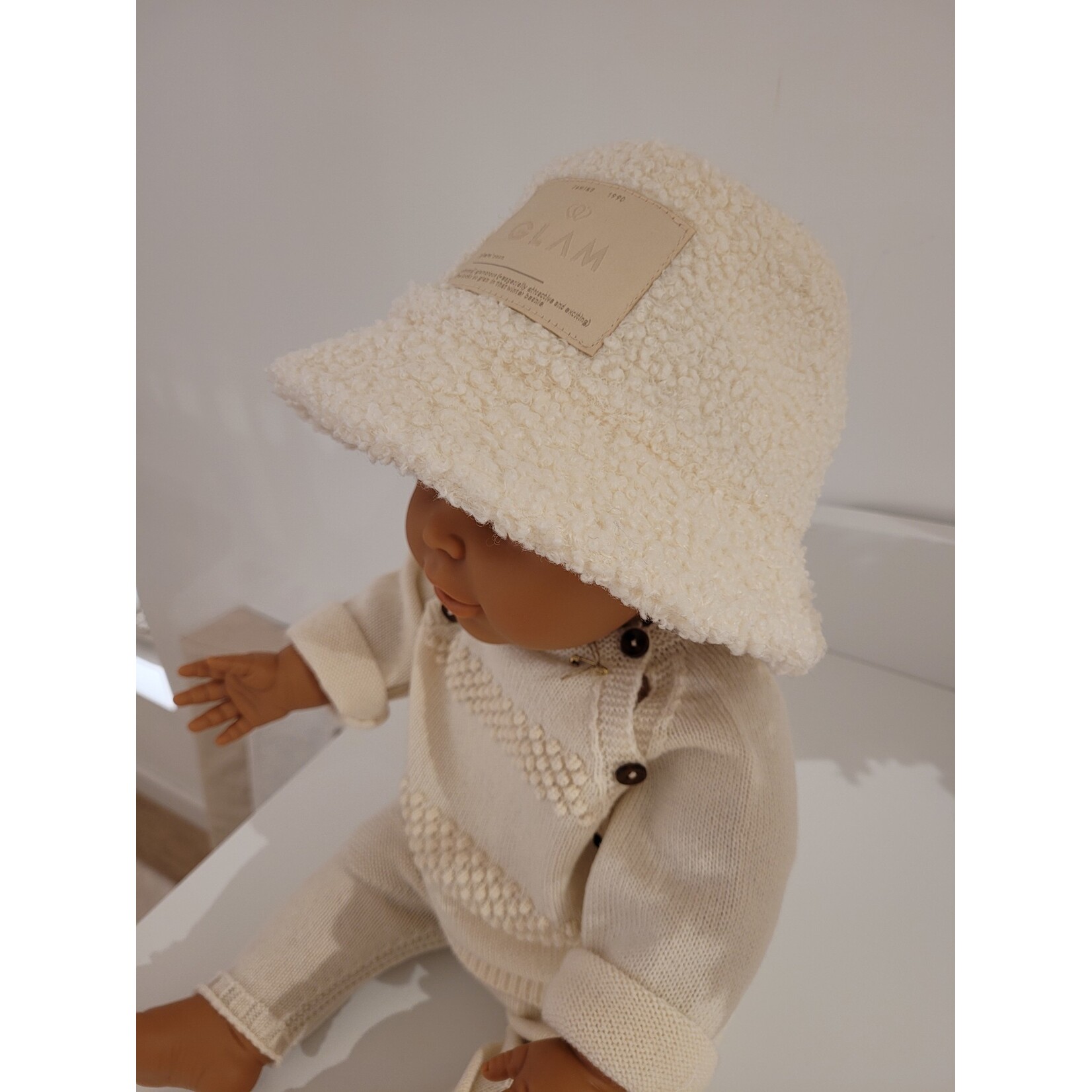 Jamiks CHRISTINE hat ecru met fleece voering