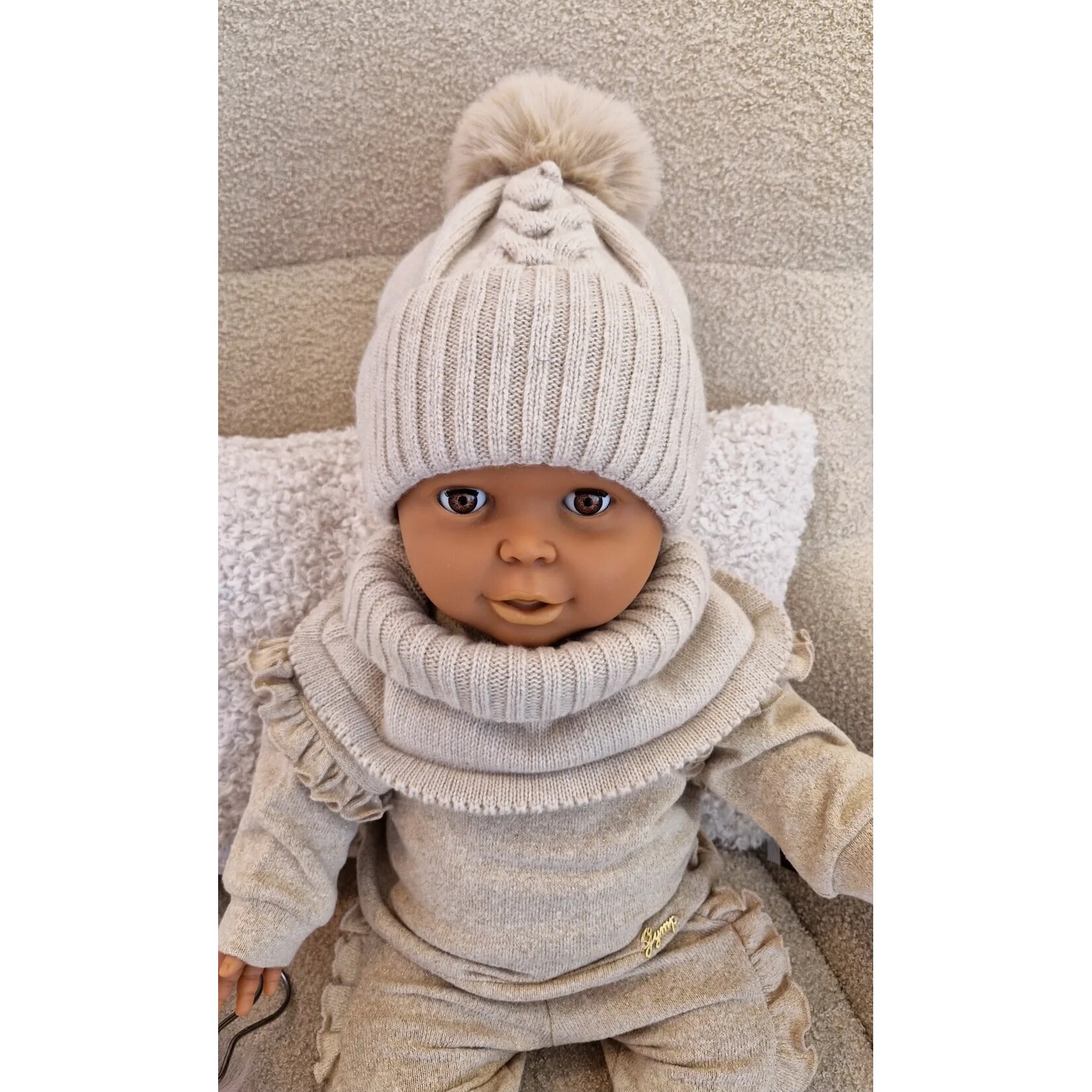 Jamiks Nek sjaal AVANI Beige