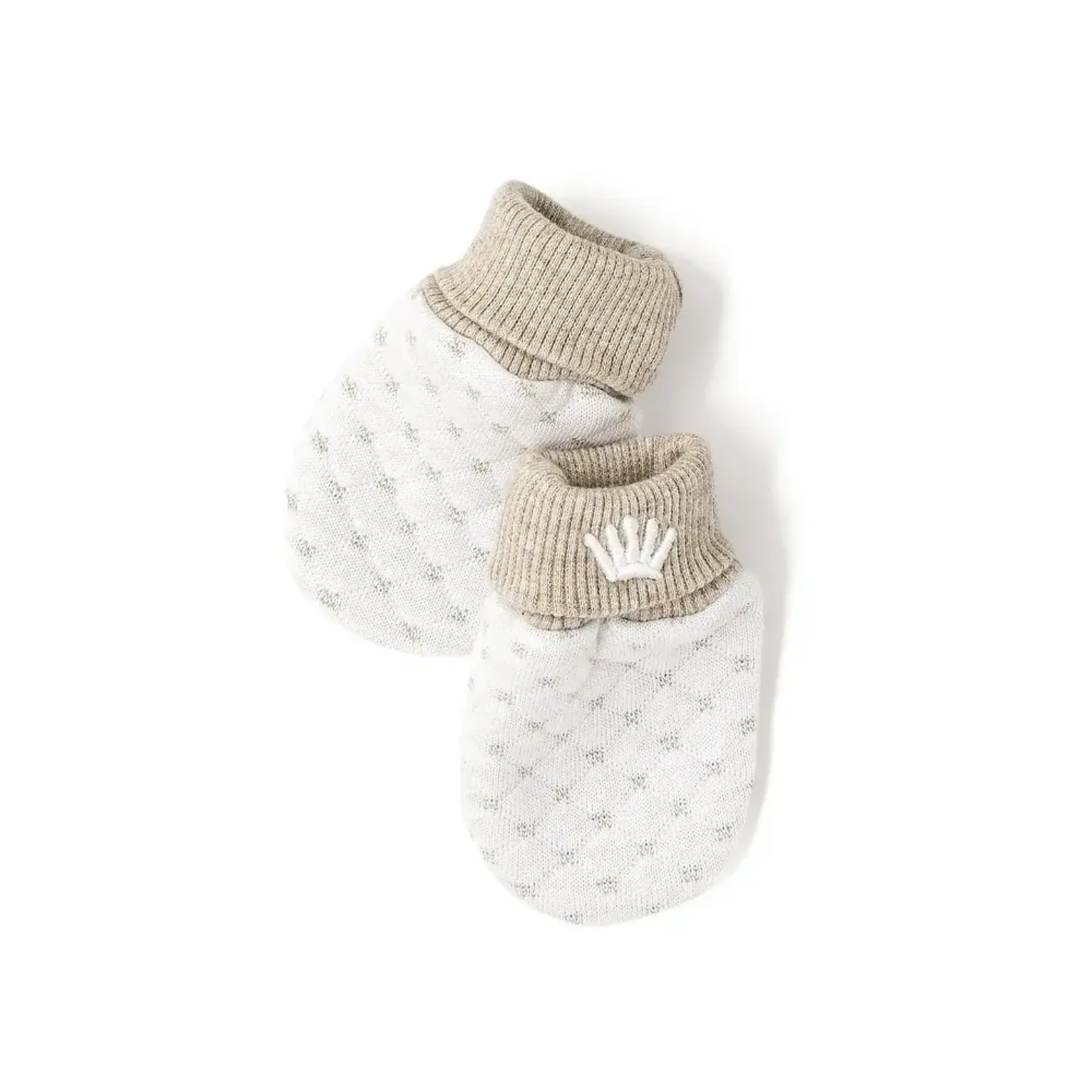 First 9915318 white/beige maternity mitten