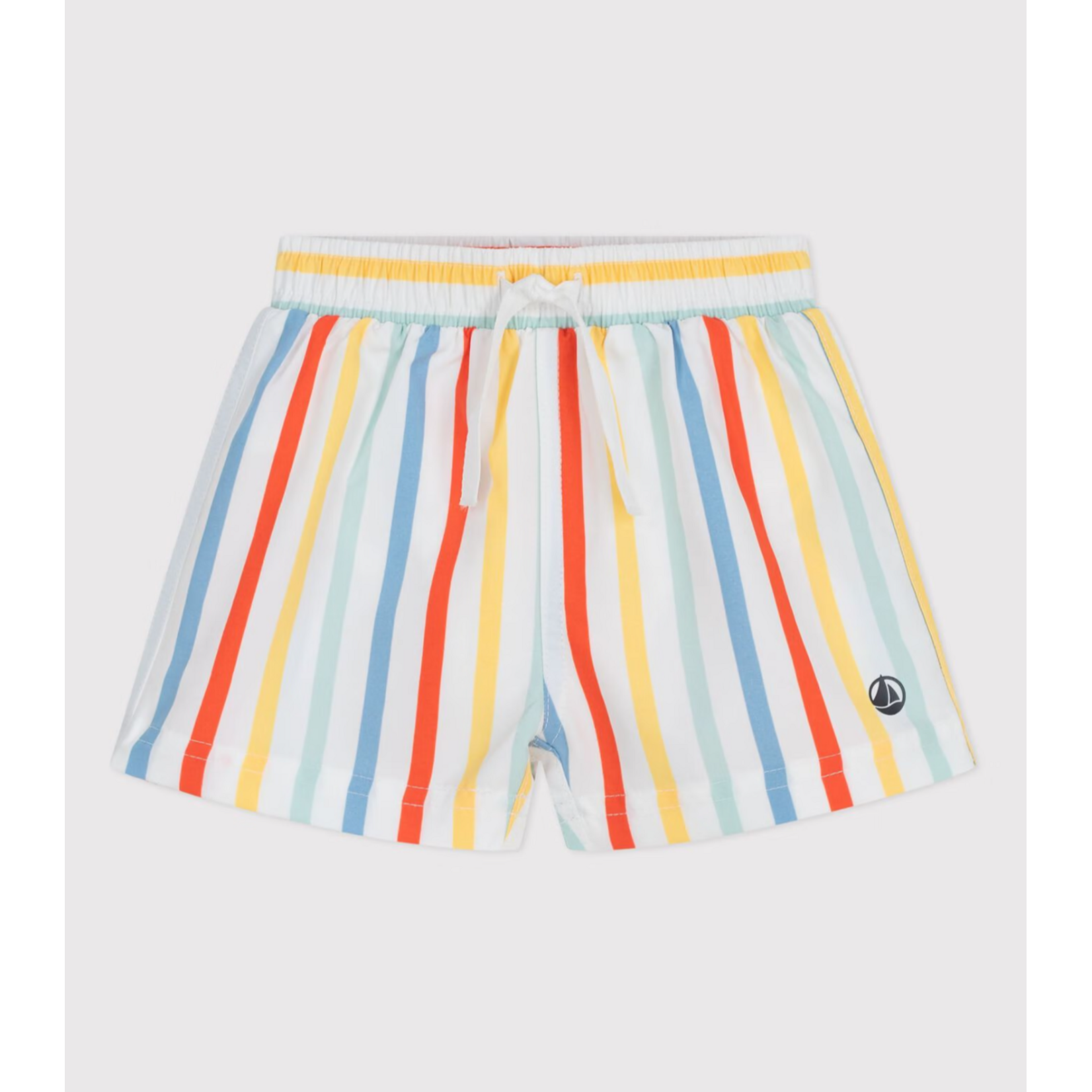 Petit Bateau SHORT DE PLAGE MARSHMALLOW/MULTICO A0FSN