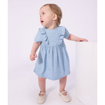 Petit Bateau ROBE MC BLEU CLAIR A0FFV