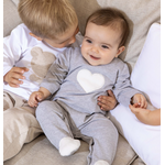 Living Nature Babypakje Estelle grijs/wit