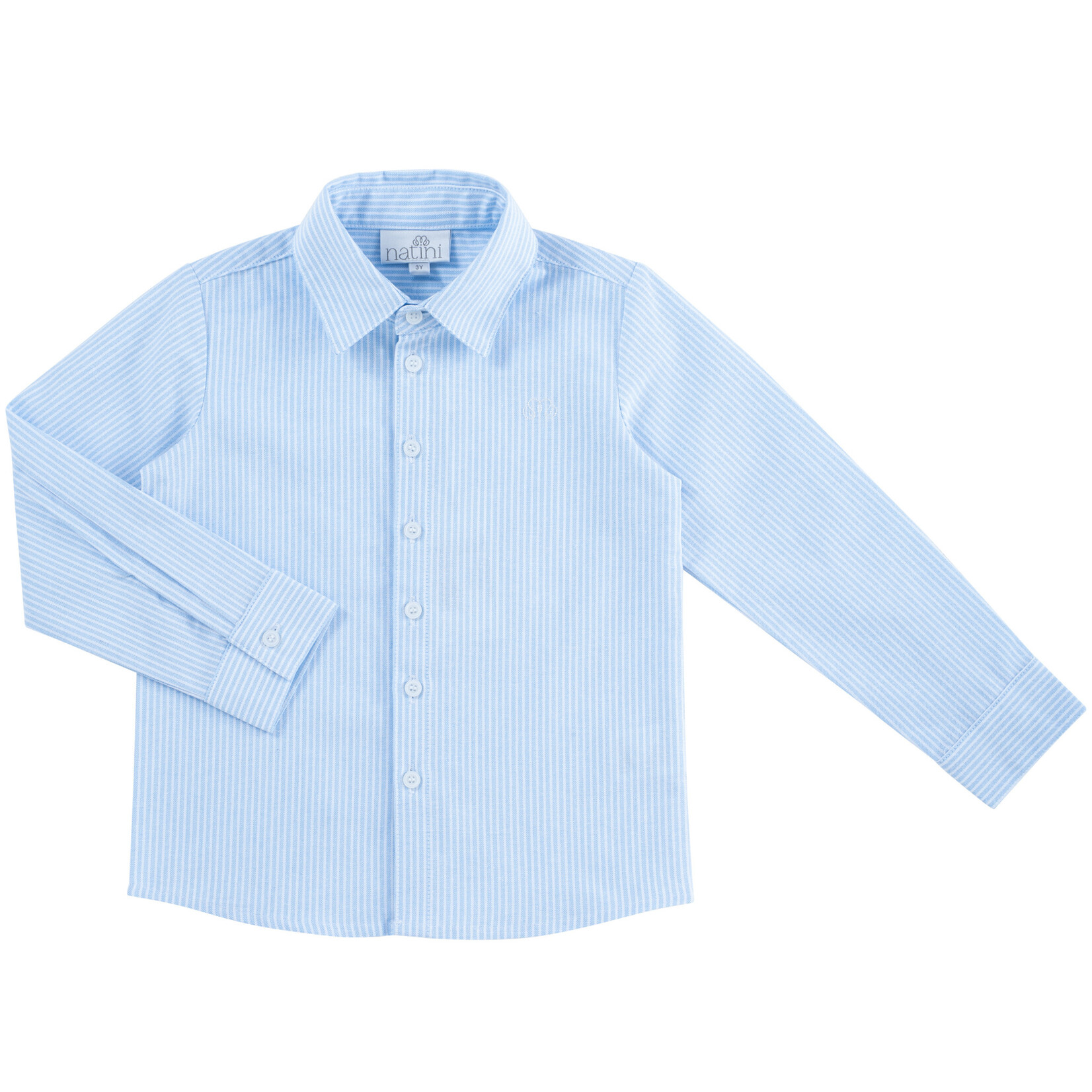 Natini SHIRT LEON WHITE-BLUE
