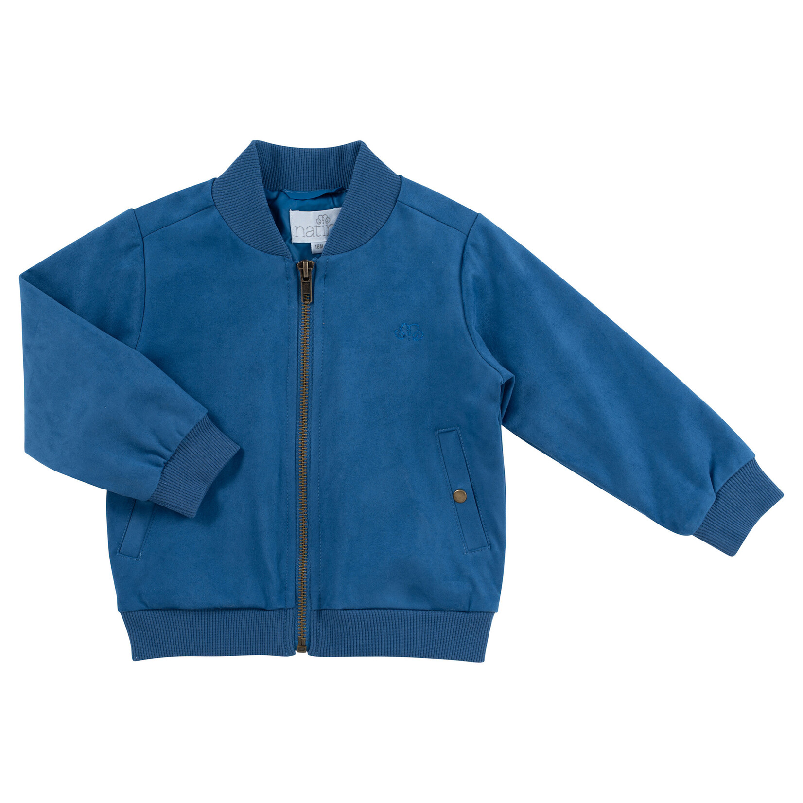 Natini BOMBER JACKET JEANS BLUE