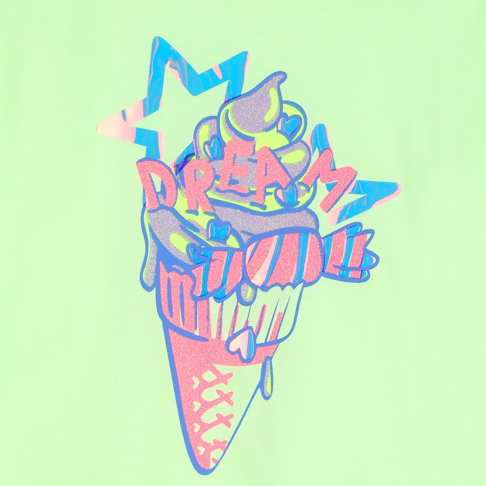 BILLIEBLUSH TEE-SHIRT GREEN LEMON U21936