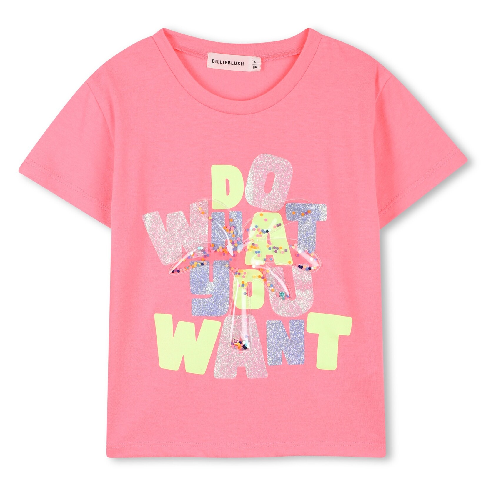 BILLIEBLUSH TEE-SHIRT ROSE FLUO U21928