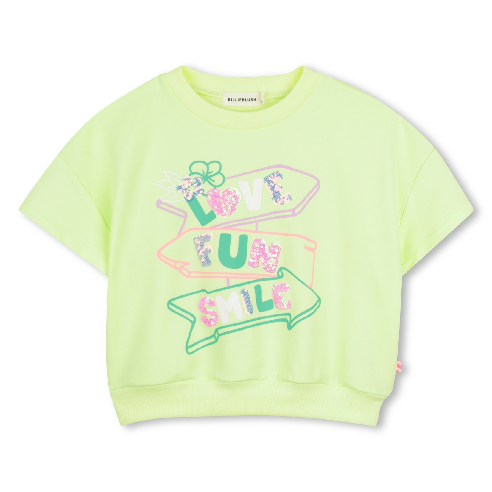 BILLIEBLUSH SWEAT GREEN LEMON U21926