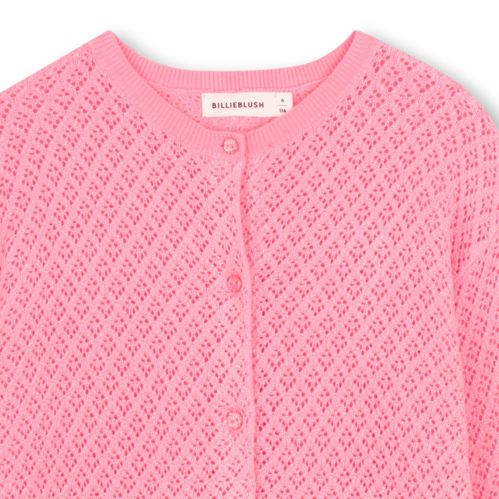 BILLIEBLUSH CARDIGAN TRICOT ROSE FLUO U21911