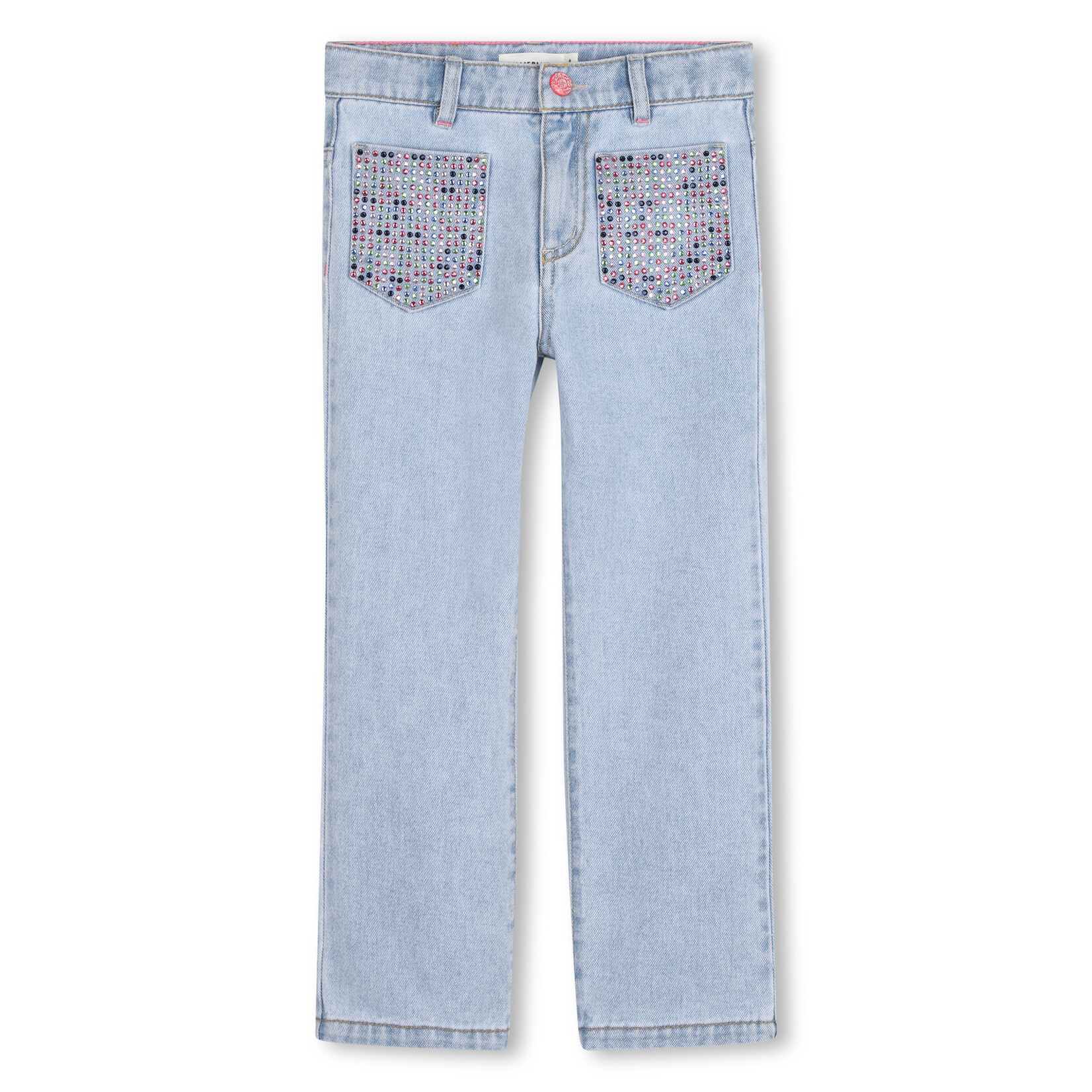 BILLIEBLUSH PANTALON DENIM DOUBLE STONE+BLEACH U21878